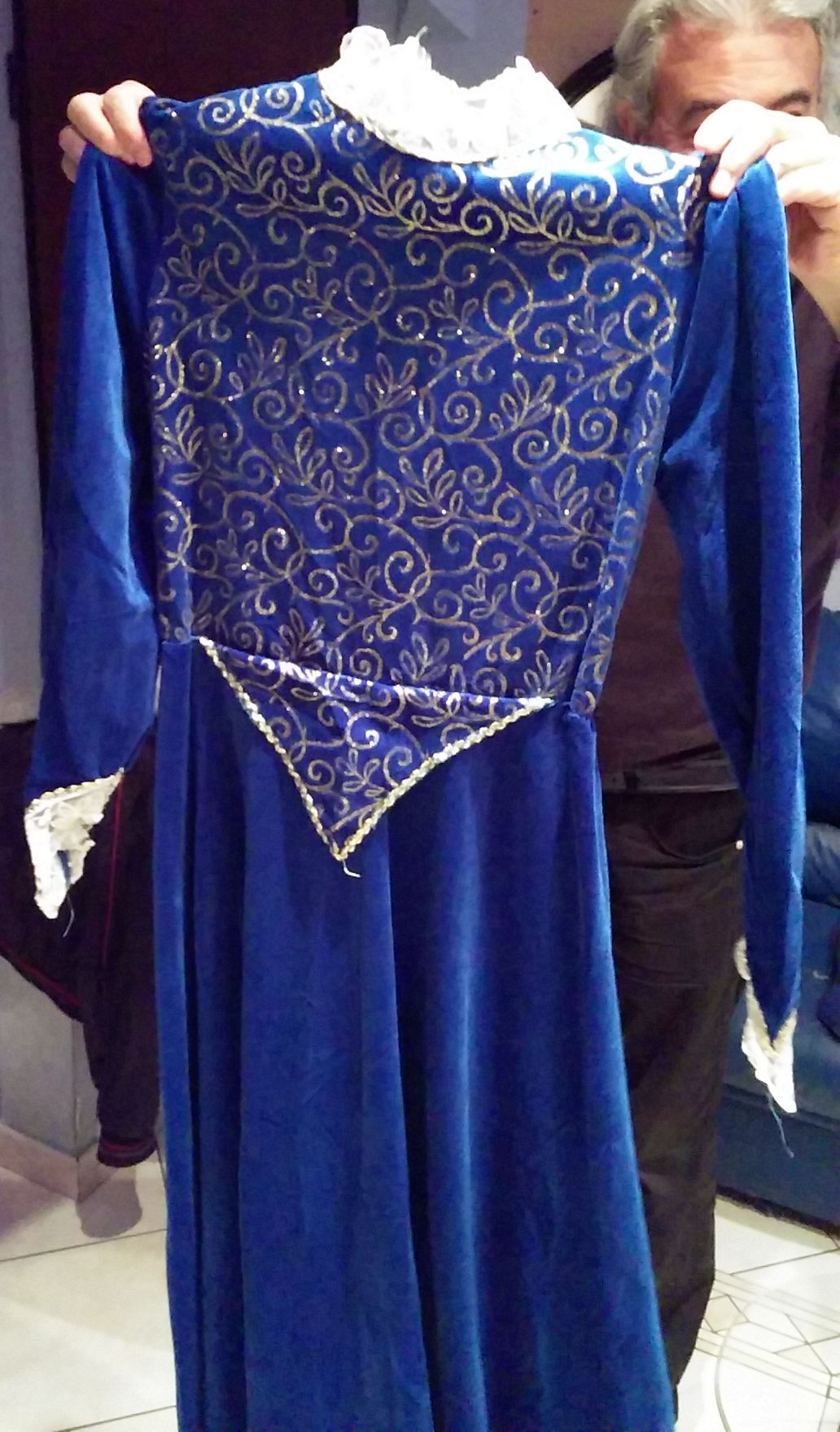 Dama Nobile del 1300 Blu